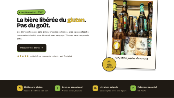 Home page shopify free my beer