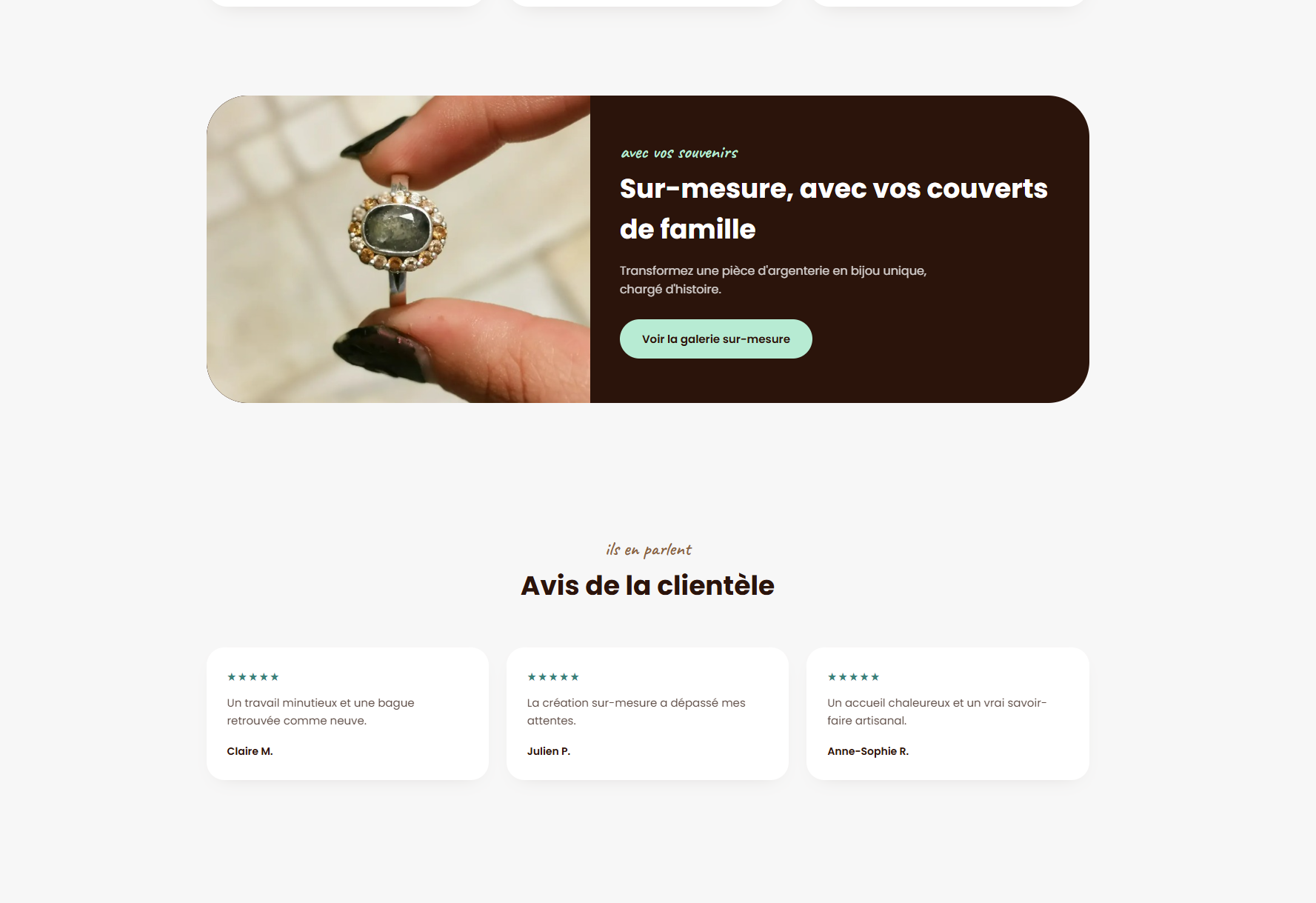 Exemple Site vitrine Oh le Kayou